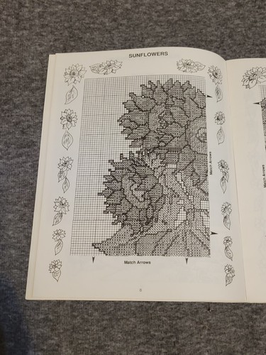 Flowers of Friendship Book 424 Charted Designs for Cross Stitch & Needlepoint - Picture 7 of 10