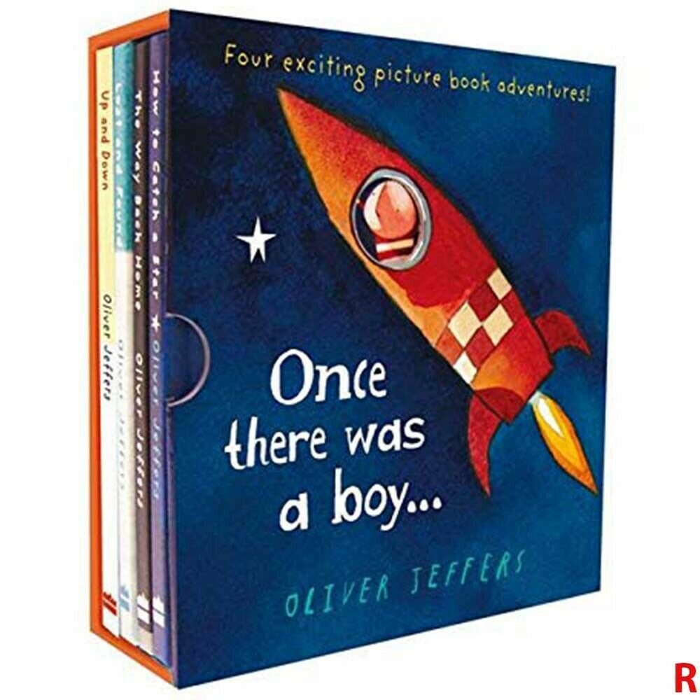 Oliver Jeffers Unisex Multicolor Once There Was Boy Hb+ : Boxed Set Multiple-Component Retail - Image 4