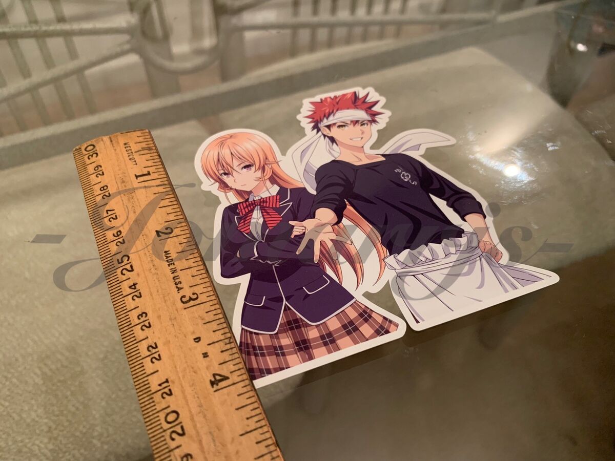 Food Wars! Shokugeki no Soma - Anime - Erina Nakiri & Soma Yukihira Sticker  sōma