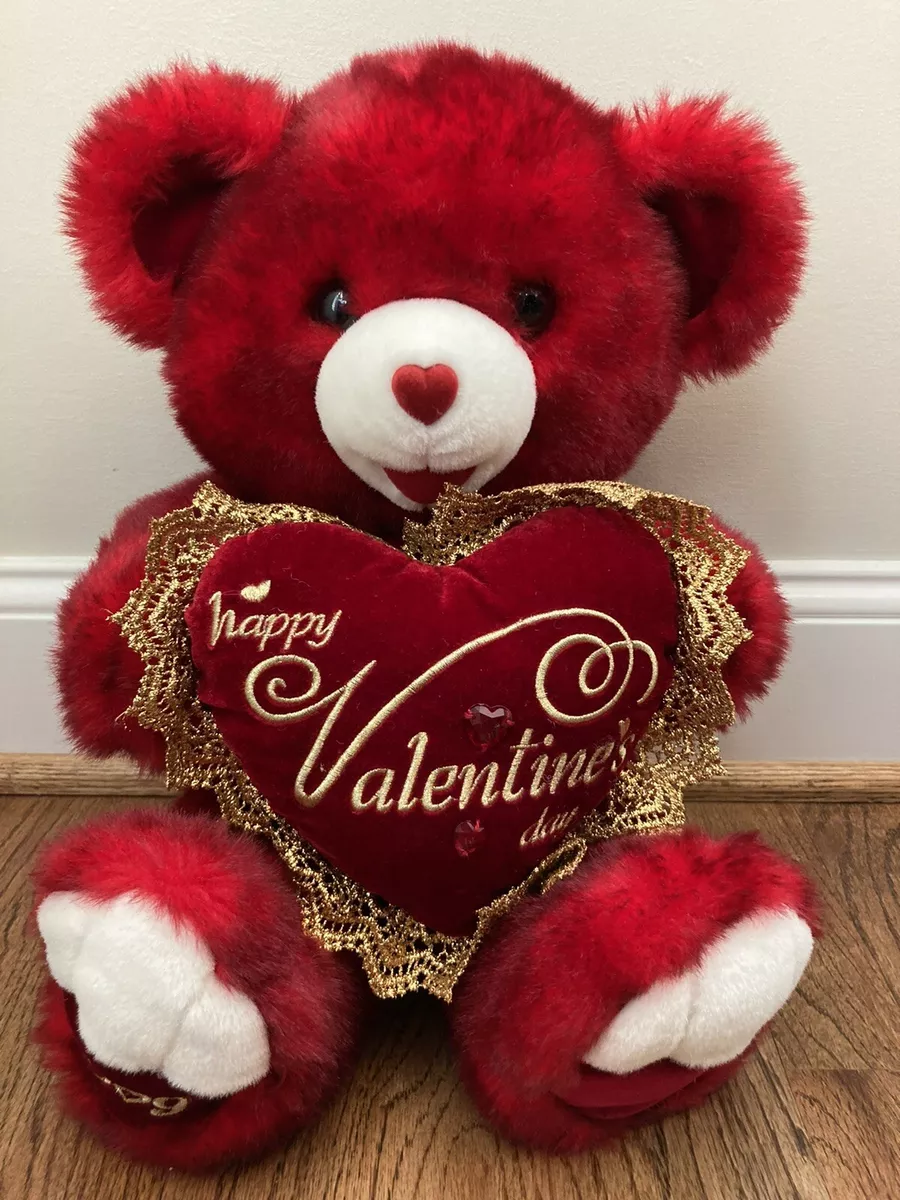 Plush Dan Dee Collectors Choice Gorilla w/red cap/valentine gift