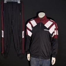 Vintage Men  s Adidas Track Suit Black Size M