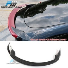 Fits 20-25 Tesla Model Y Sport Style Trunk Spoiler Tail Wing Carbon Fiber Print