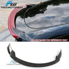 Fits 20-25 Tesla Model Y Sport Style Trunk Spoiler Tail Wing Carbon Fiber Print