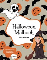 Halloween Malbuch Kinder 2-8 Jahre | 160 Motive Gespenster Hexen KüRbisse