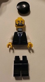 LEGO City Airport 60102 Limousine Driver Minifigure Minifig cty0692 Used