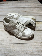 On Cloud Oncloud White Sneakers Shoes Womens Sz 8.5 Running Casual