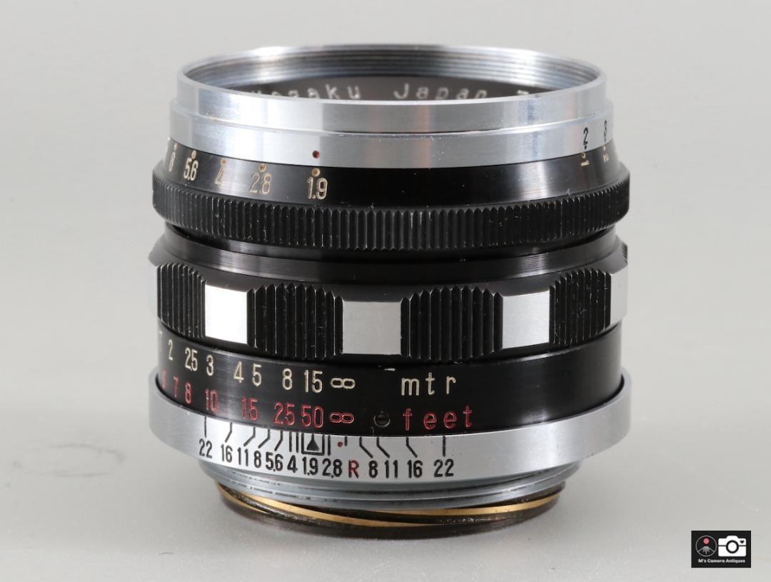 希少Tanaka kogaku Tanar 5ｃm F/1.9 ライカＬ３９ Tanaka Kogaku Tanar 5cm f/1.9 L39 Lens Vintage Nikon F Mount