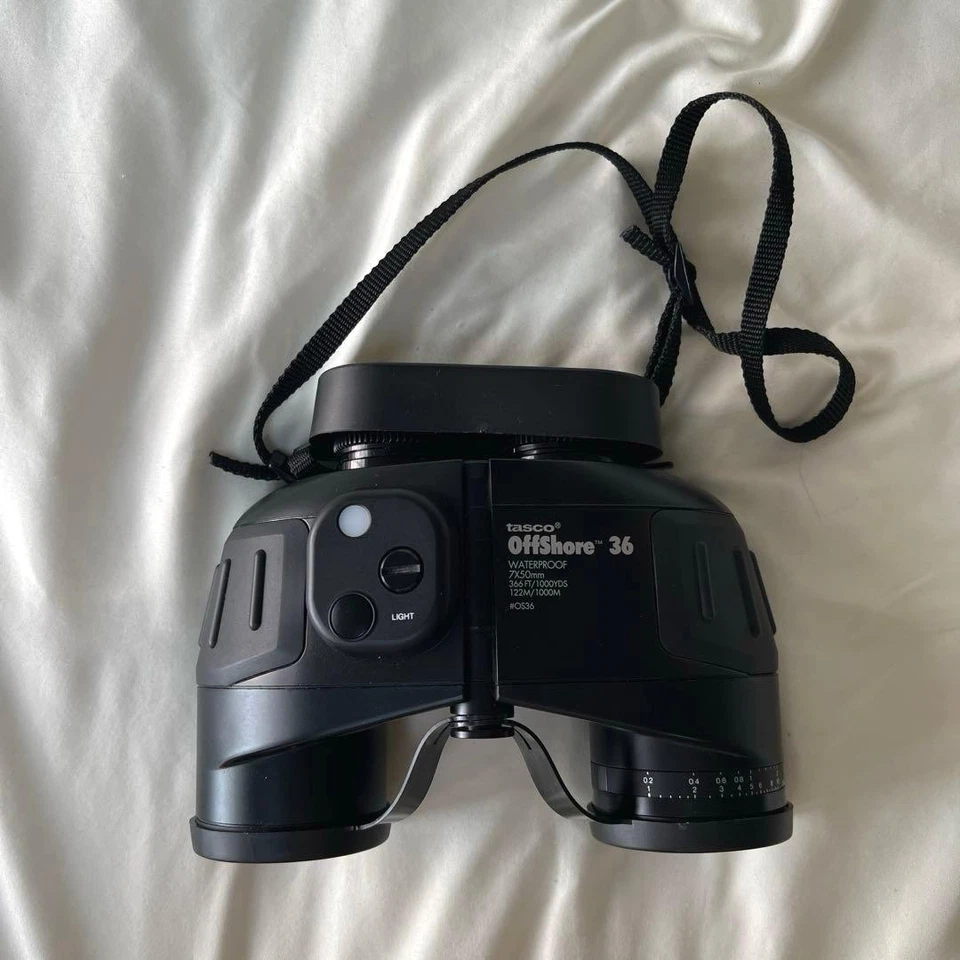 Tasco Offshore 7x50 Waterproof Marine Binoculars w/ Case & Manual - Image 2 of 4