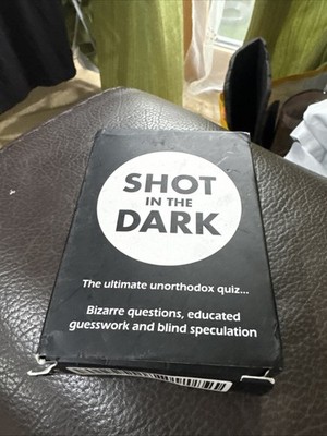 Shot In The Dark Kartenbasiertes Quizspiel Spaß Partyspiel komplett 80 Karten