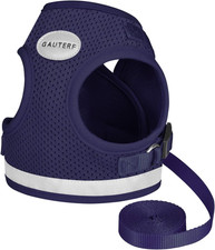 Cat Harness and Leash Set, Adjustable Step-In Reflective Soft Mesh Vest