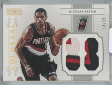 2012-13 Panini National Treasures Nicolas Batum Colossal Materials 14/25
