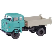 Espewe 95287 H0 IFA W50 LA/3SK (Dreiseitenkipper) Speditionskabine Graublau Neu