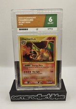 2008 Charizard Secret Rare Stormfront #103/100 Graded ACE 6