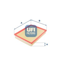 Ufi Luftfilter 30.107.00 Filtereinsatz FüR Opel Lti Gtc Astra Zafira Cc Tx A05