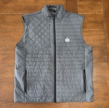 Sycamore Ridge Greyson Yukon X-Lite Quilter Puffer Vest Uomo XL Grigio Full Zip