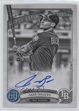 2019 Topps Gypsy Queen Auto Black & White 16/50 Jake Bauers #GQA-JB Auto 8b5