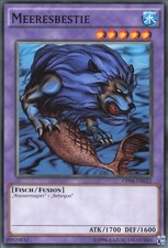 YuGiOh Meeresbestie OP04-DE022 Common GD unl.