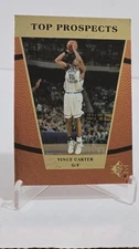 🏆1998 Vince Carter RC 🏀 GOLD SP TOP PROSPECTS ROOKIE! RARE! 🏆FREE SHIPPING!🏆