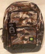 BROWN/BEIGE CAMO JOHN DEERE Backpack (Brand New W/ Tags)