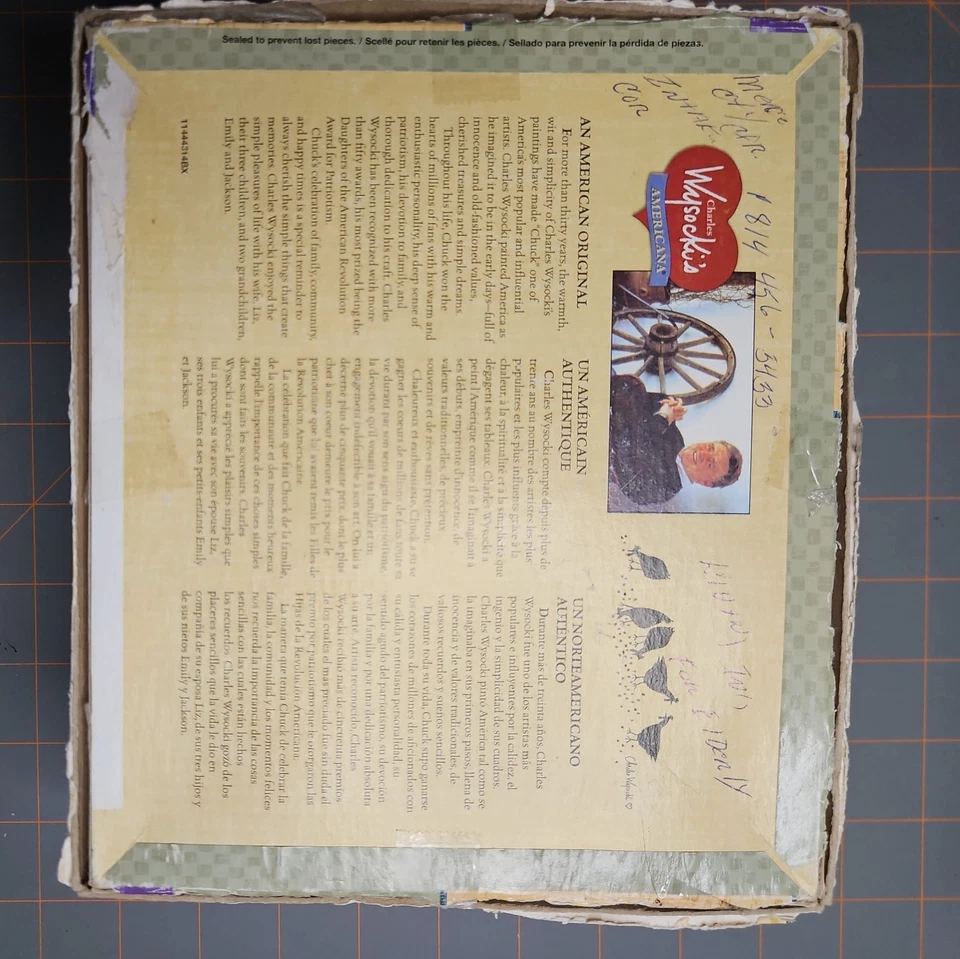 Rompecabezas Charles Wysocki 1000 piezas Salty Witch Bay MB Hasbro  Foto 4 de 4