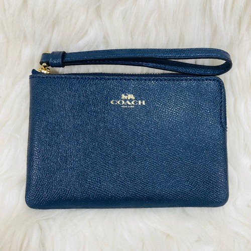 Coach Corner Zip Wristlet