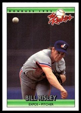 Bill Risley 1992 Donruss The Rookies #103 Expos MLB READ FREE SHIP AutographDen