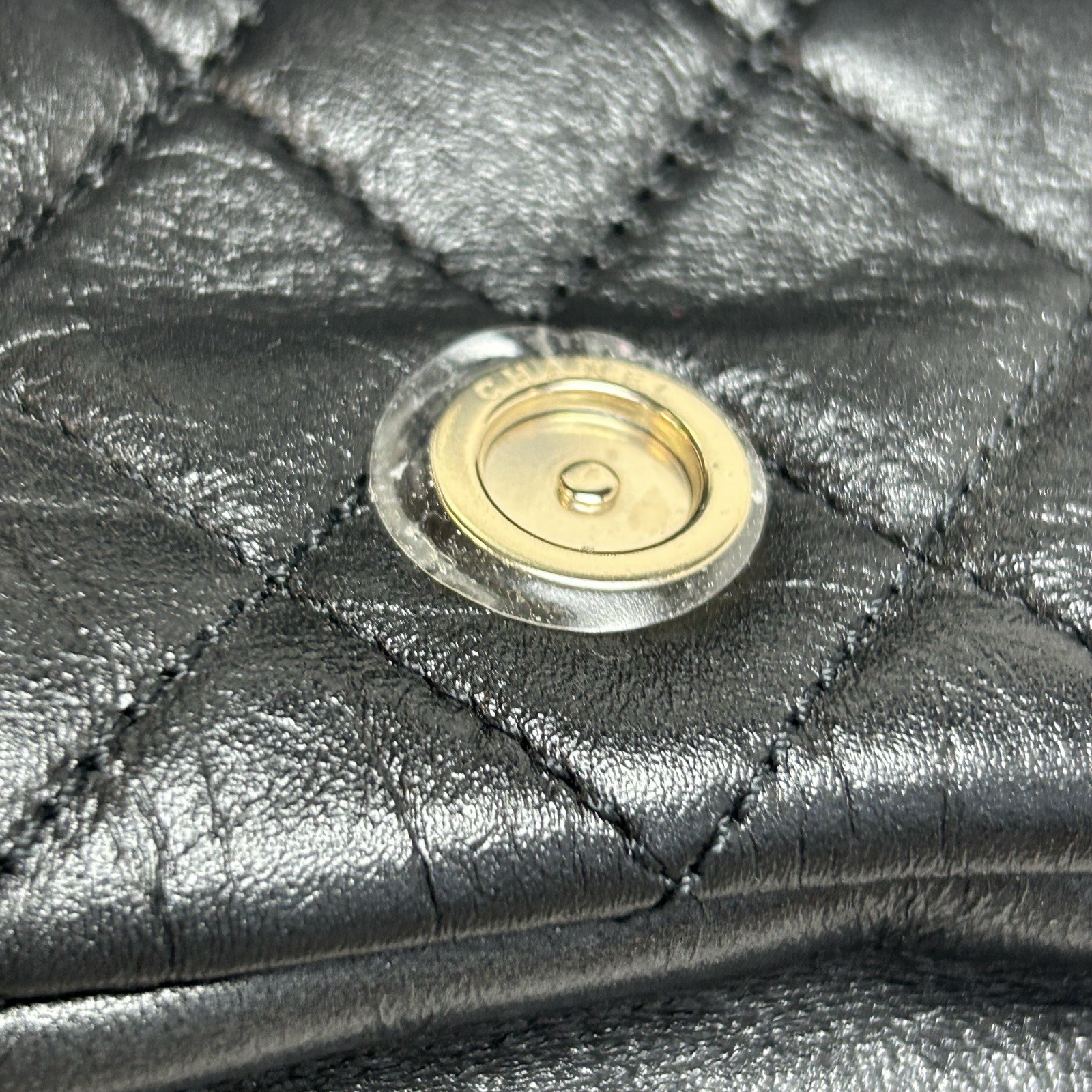 CHANEL Duma Drawstring Backpack Small 18cm Black … - image 13