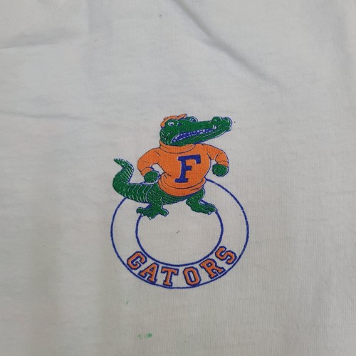 Vintage 80s Florida Gators Football Shirt M/L 20x23 Crop USA - Bild 15 von 18