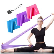 Resistance Bands Set, 3 Pack Professional Latex Elastic Bands for Home or Gym...