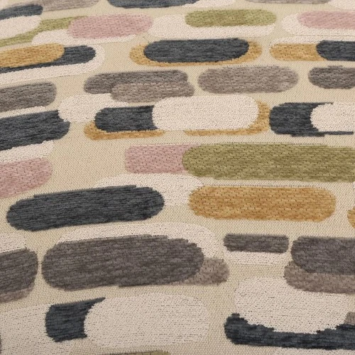 Uttermost 53070 Arem 19.5 inch Multicolor Ottoman - Picture 3 of 4