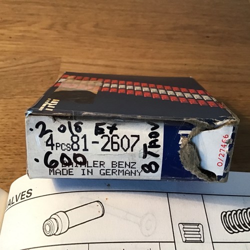 Mercedes 380 V8, M116 Motoren, nur 5 +,2 mm O/Größe Auslassventilführungen