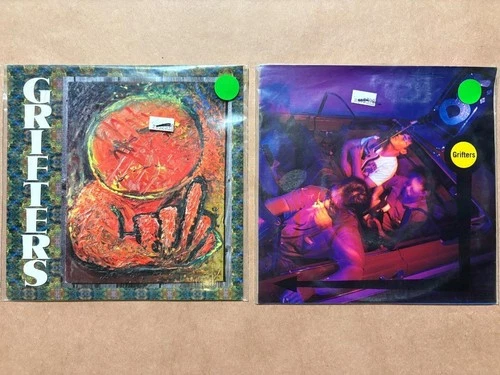 GRIFTERS Vinyl 7" Record Lot of 2 Bronze Cast-Queen Of The Table Waters 1994