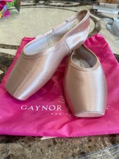 Gaynor Minden Pointe Shoes SCULPTED USA Cappuccino 3 PLUS BOX ONLY Used
