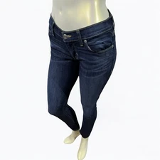 Hudson Krista Super Skinny Jeans Dark Wash Size 26 - Mid Rise Stretch Denim 