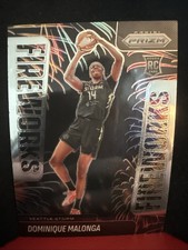 2025 Panini Prizm WNBA - Fireworks Dominique Malonga #12 (RC)