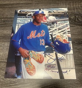 Dominic Smith Autograph Signed 11x14 Photo W/ “1st Round Pick” Inscription