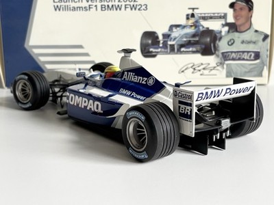 世界限定2002個 .Williams F1 スワロフスキー オブジェ Rare 1:18 Minichamps 2002 Williams F1 Formula 1 BMW FW23 Launch