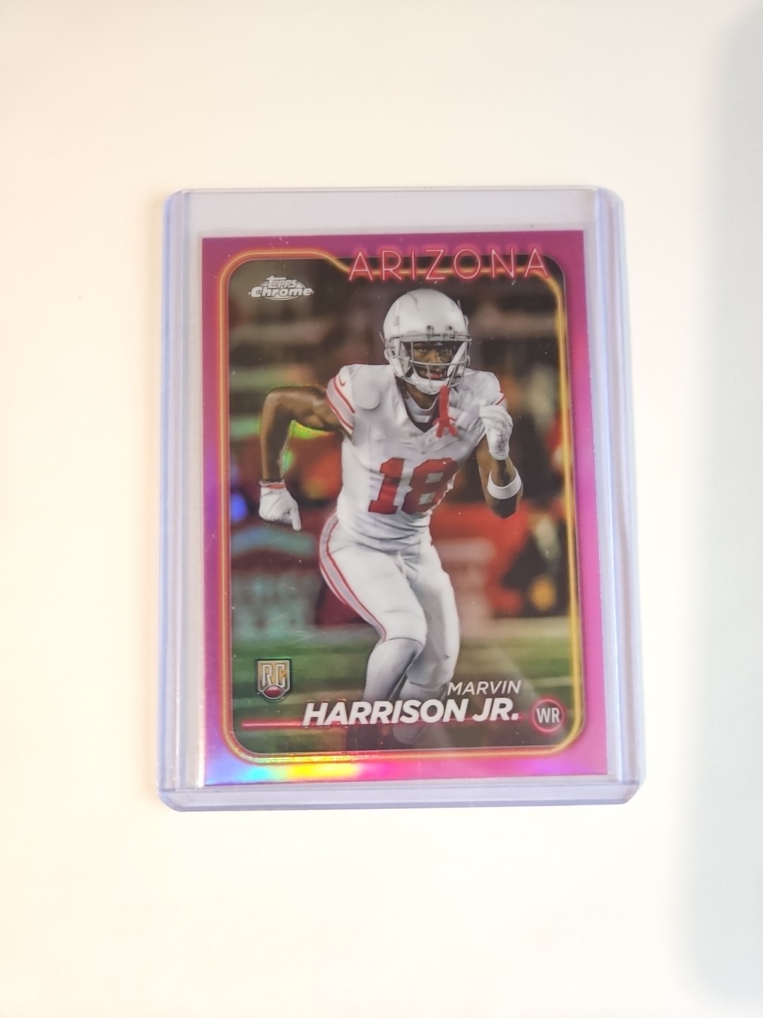 2024 Topps Chrome - Rookies Marvin Harrison Jr. #204 Pink Refractor (RC)