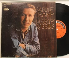 Marty Robbins Lp Saddle Tramp On Columbia - Vg++/ Vg++