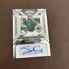 2024 Panini Prizm Sensational Auto Tyler Soderstrom Green Colormatch A’s