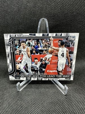 2025-26 Topps Basketball #300 WEMBANYAMA + FOX Tip Off NEW DUO EXCELS - SPURS