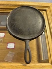 Griswold Cast Iron Griddle #8 Slant Logo 738 A Cross X Base Erie Sits Flat