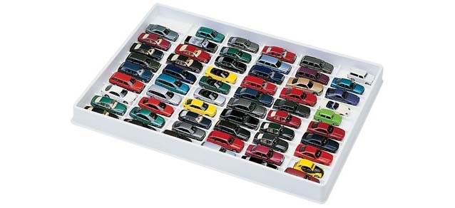 Herpa 029339 - 1/87 Collector's Box For Cars (White) For 59 Models - New