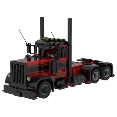 Modubrix Moc Bausteine   Peterbilt 389 Truck im Maßstab 1:17 mit Power Functions