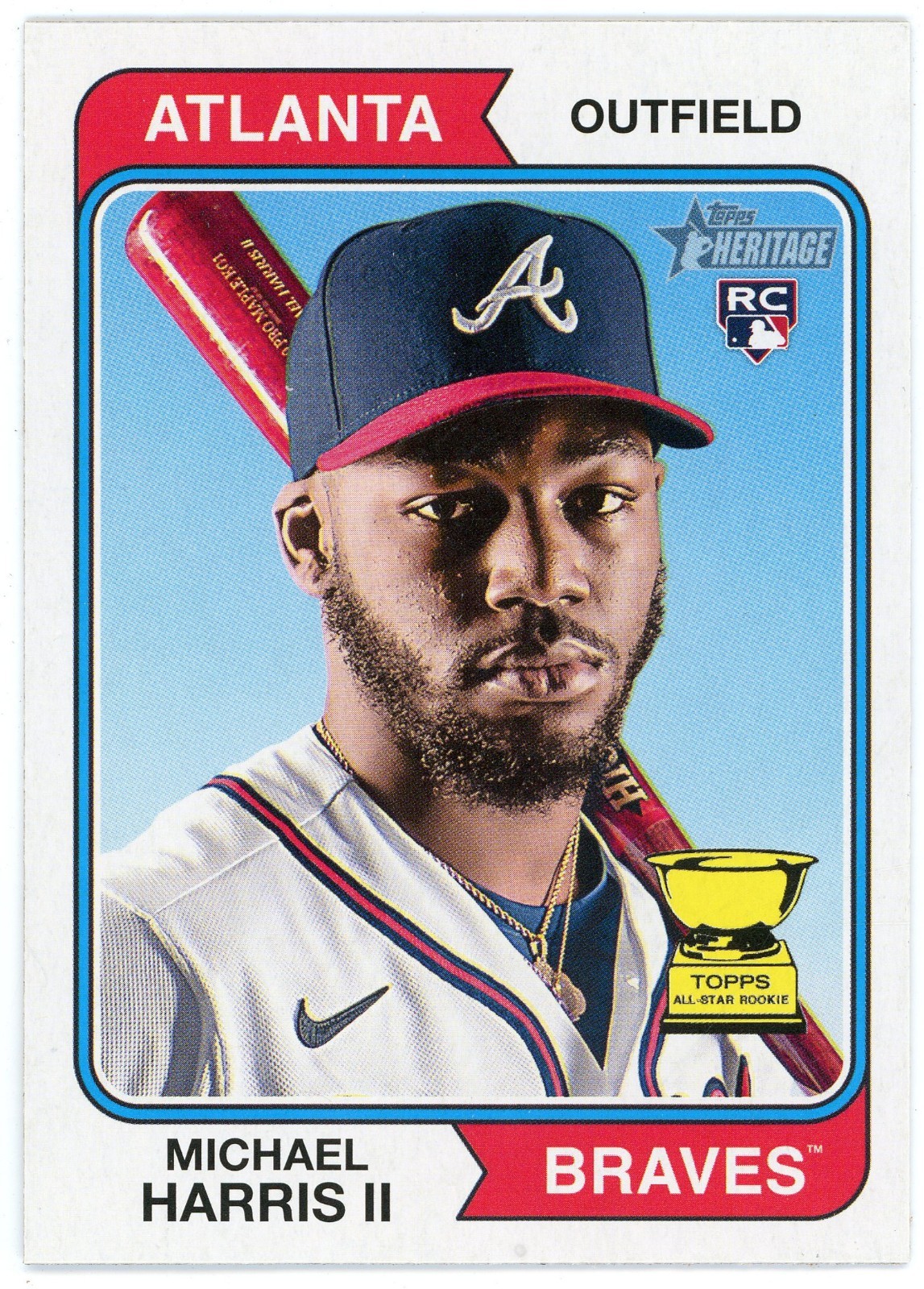 2023 Topps Heritage - Michael Harris II #30 (RC) Braves