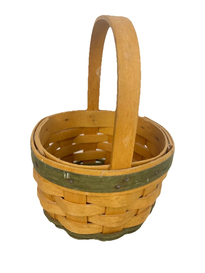 Longaberger handgewebt 2001-2002 "RAR" KLEINER "Lucky You" KORB " - Bild 2 von 4