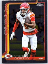 Xavier Worthy Base Topps Chrome 145 NM