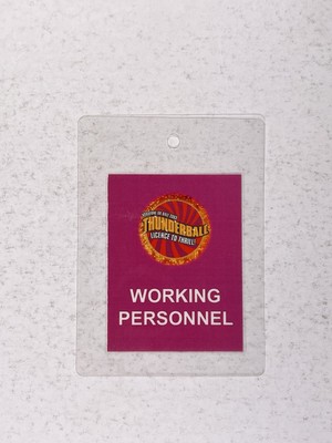 Thunderball License To Thrill Laminatpass Original Funktionierend Personal 2003