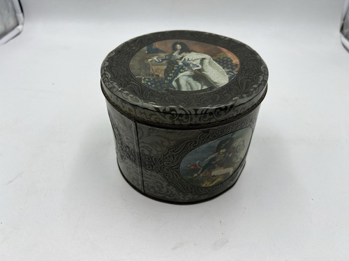 Boîte en Étain Biscuits Doria Made IN Italy Vide Vintage Used Ronde - Photo 3 sur 16