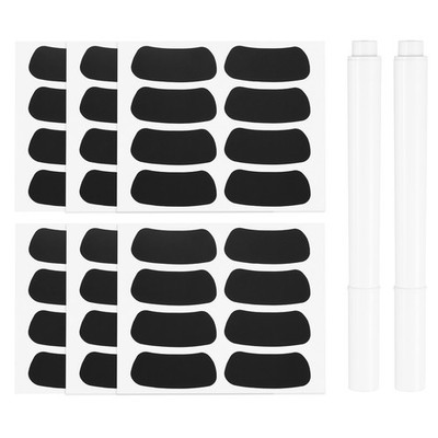 24 Pairs Sports Eye Black Stickers, Breathable Eye Adhesive Stickers Strips